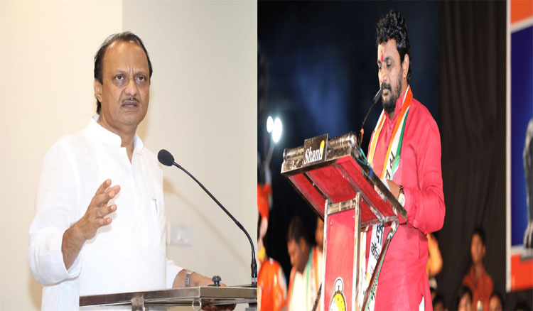 amol mitkari and ajit pawar