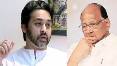 nilesh rane and sharad pawar