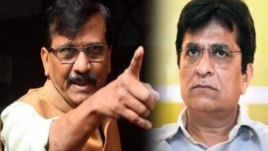 sanjay raut and kirit somaiya