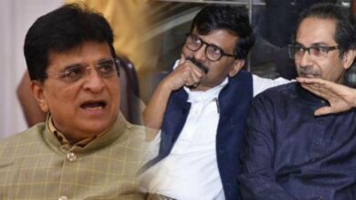 kirit somaiya and uddhav thackeray sanjay raut