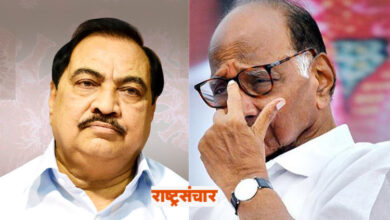 Eknath Khadase And Sharad Pawar 1