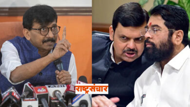 sanjay raut amd eknath shinde devendra fadanvis