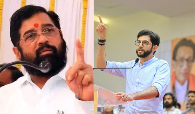 Eknath Shinde And Aditya Thackeray