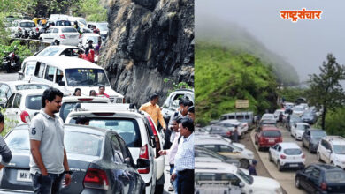 traffic jam at Sinhagad