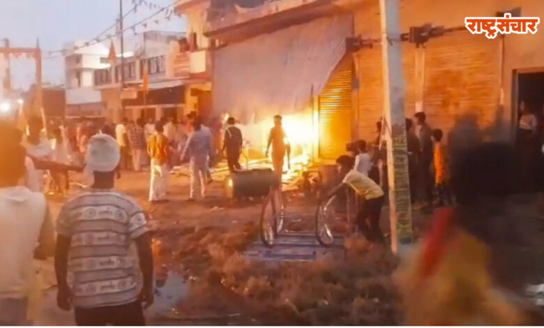 Stone pelting on Durga immersion procession in Bahraich