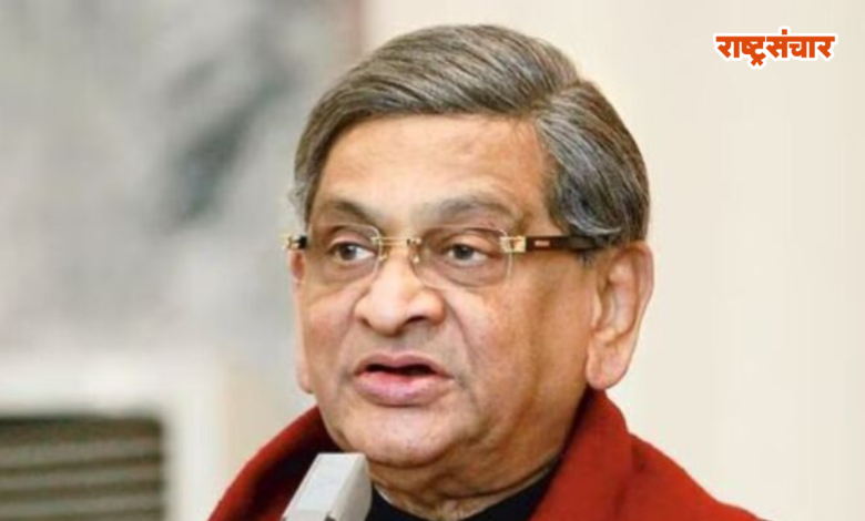 Former Foreign Minister SM Krishna passed away